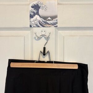 Jacob Black Cotton Blend Skirt